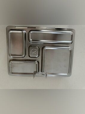 Planetbox Stainless Steel Compartment Tray Lunchbox - Silver